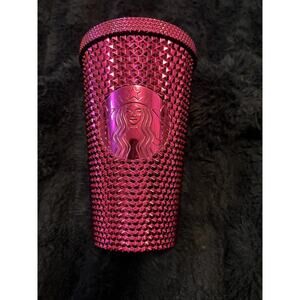Starbucks Pink Sangria 16oz Studded Tumbler